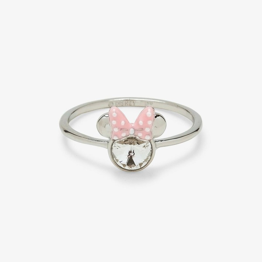 Jewelry * | Best Sale Disney Minnie Mouse Bow & Gemstone Ring