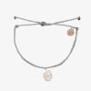 Jewelry * | Top 10 Pura Vida Bracelets Mother Of Pearl Monstera Charm Best Sellers