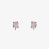 Jewelry * | Deals Pura Vida Bracelets Raw Gemstone Stud Earrings