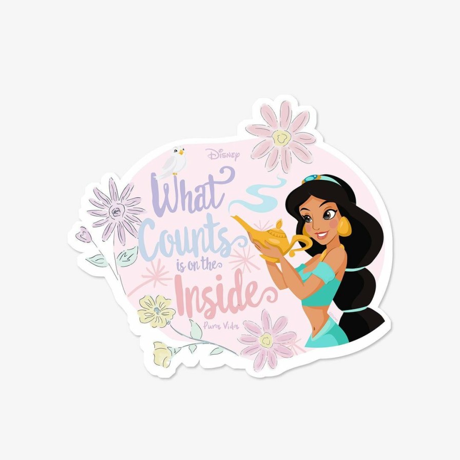 Accessories * | Flash Sale Disney Jasmine What Counts Sticker