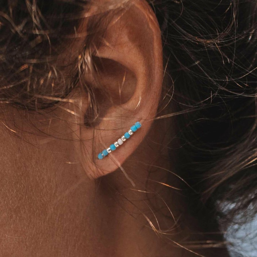 Jewelry * | Outlet Spring 2021 Playa Seed Bead Ear Climber Best Sellers