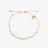 Jewelry * | Best Pirce Pura Vida Bracelets Gold Stitched Beaded Anklet Best Sellers