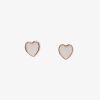 Jewelry * | Outlet Pura Vida Bracelets Best Sellers Heart Of Pearl Stud Earrings