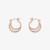 Jewelry * | Top 10 Pura Vida Bracelets Opal Crescent Hoop Earrings Best Sellers