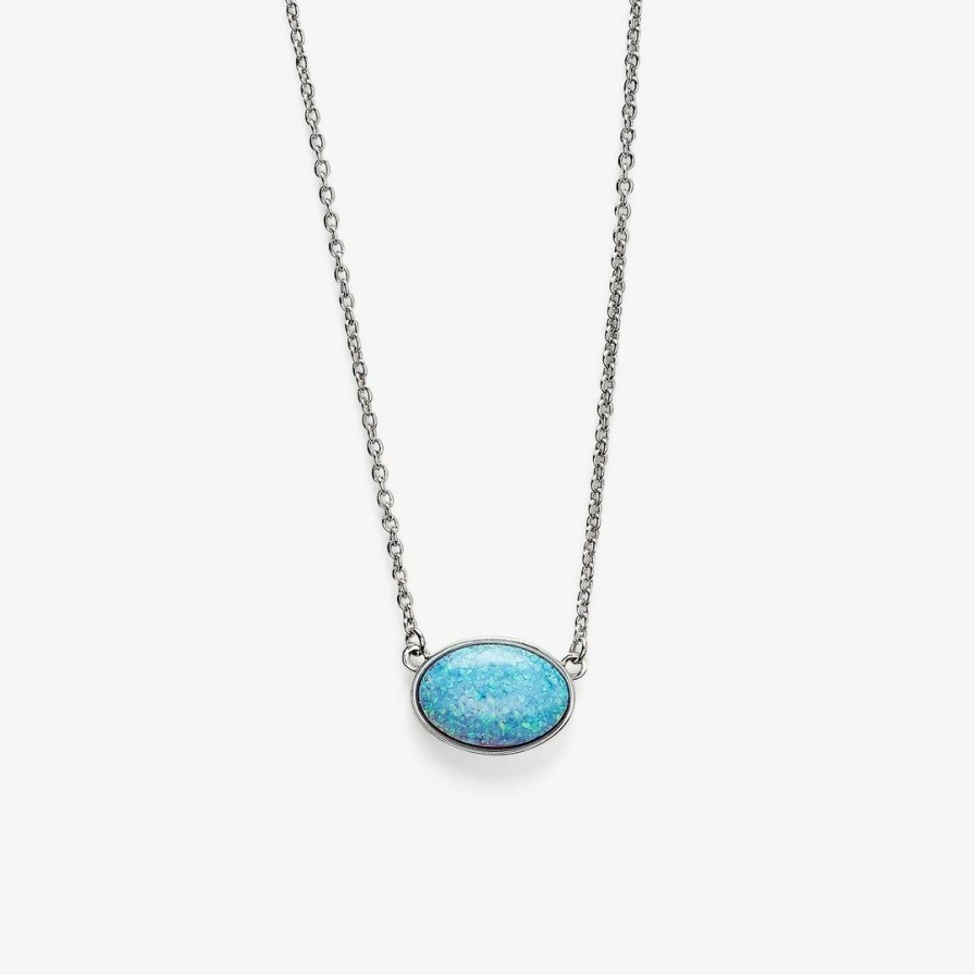 Jewelry * | Best Pirce Pura Vida Bracelets Opal Pendant Necklace